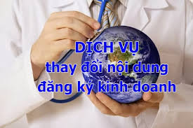 Tư vấn thủ tục thay đổi đăng ký kinh doanh